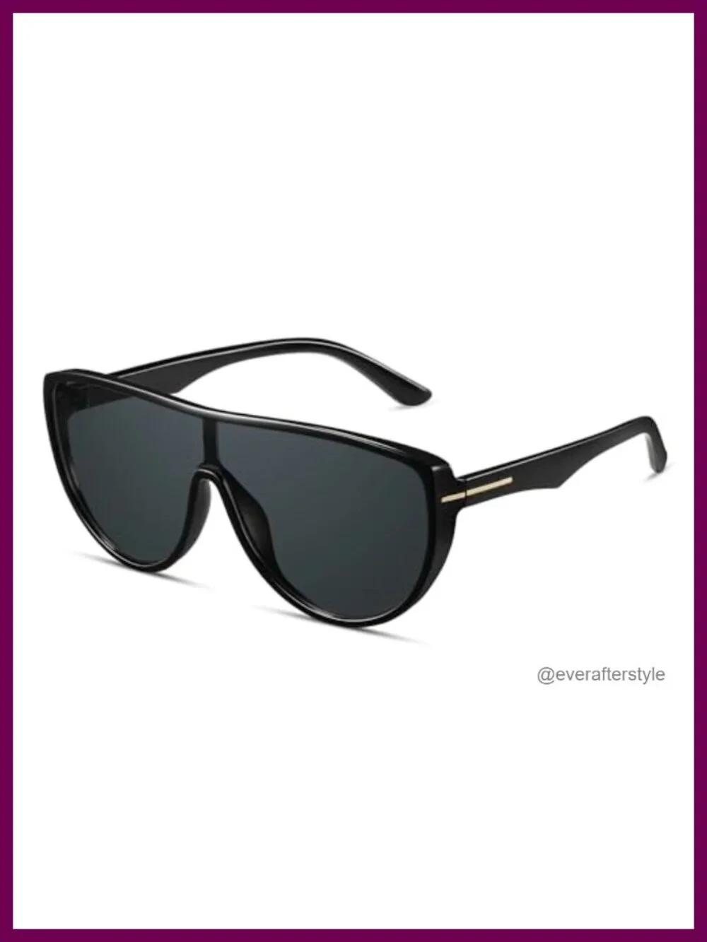 Oversized Aviator Sunglasses Women Retro Shield 70s Vintage UV400 Polycarbonate